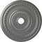 Ekena Millwork Cole Ceiling Medallion (Fits Canopies up to 9 1/8"), 25 3/8"OD x 3 3/8"ID x 1 3/8"P, Silver CM25COSLS - alternate 1